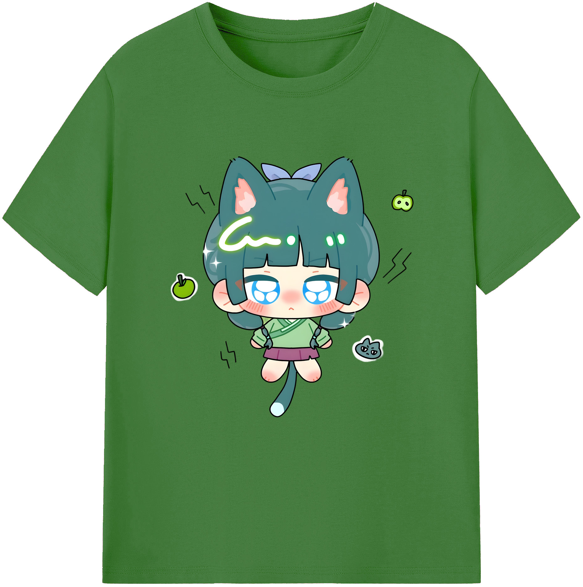 （画像用） 薬屋のひとりごと The Apothecary Diaries レディースカジュアルプリントTシャツ（綿100％）